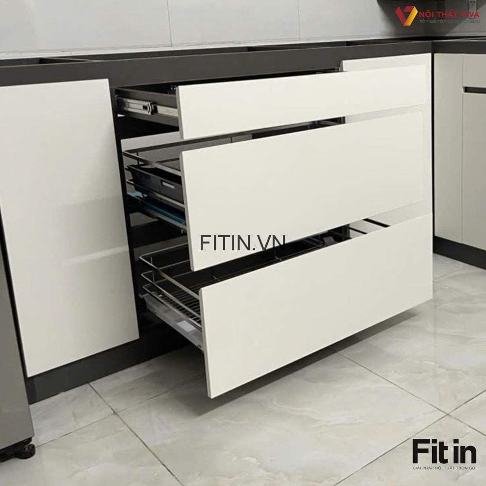 Tủ Bếp Gỗ C&ocirc;ng Nghiệp
