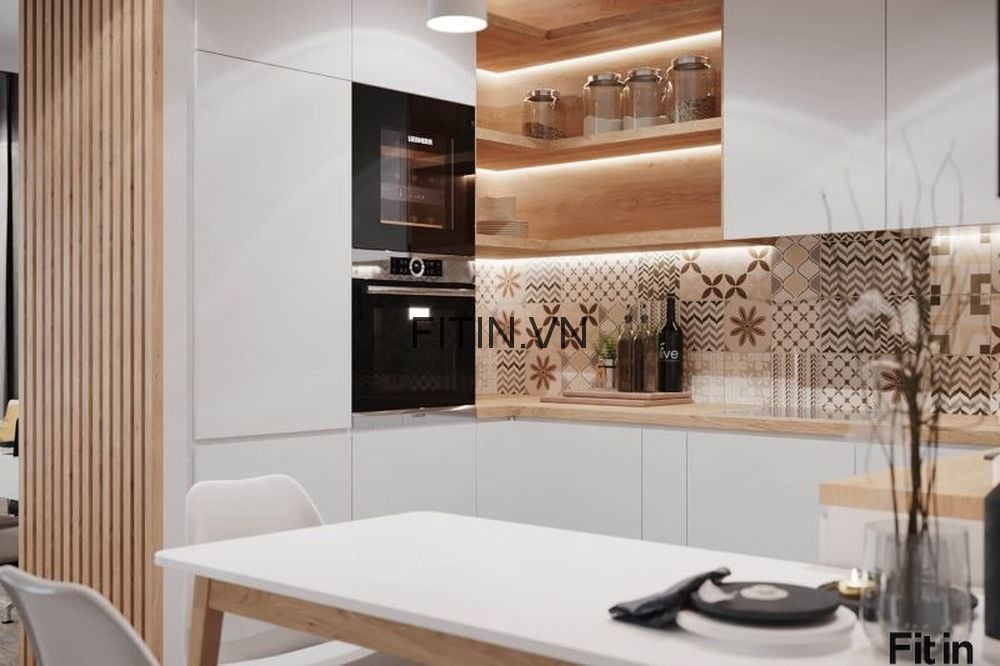Tủ Bếp Gỗ C&ocirc;ng Nghiệp