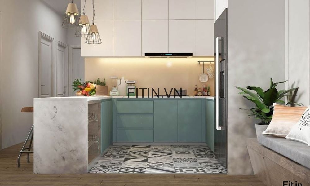 Tủ Bếp Gỗ C&ocirc;ng Nghiệp