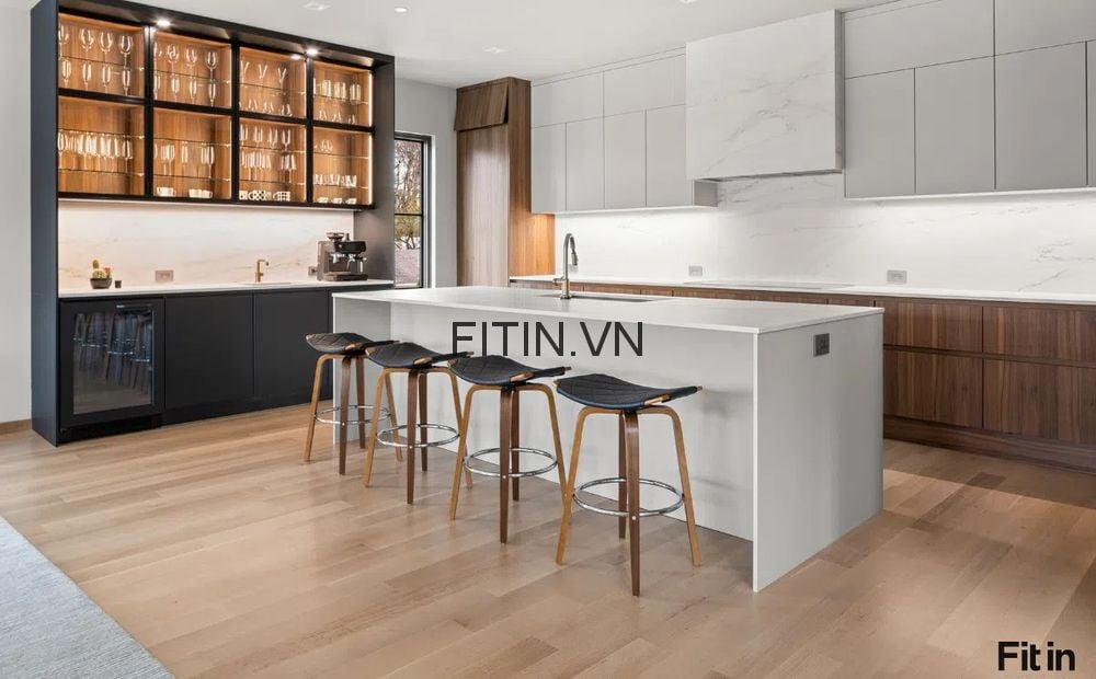 Tủ Bếp Gỗ C&ocirc;ng Nghiệp