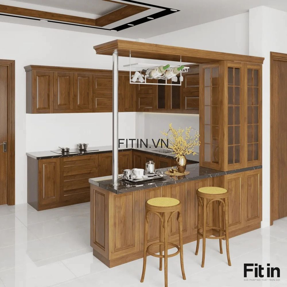 Tủ Bếp Gỗ Tự Nhi&ecirc;n