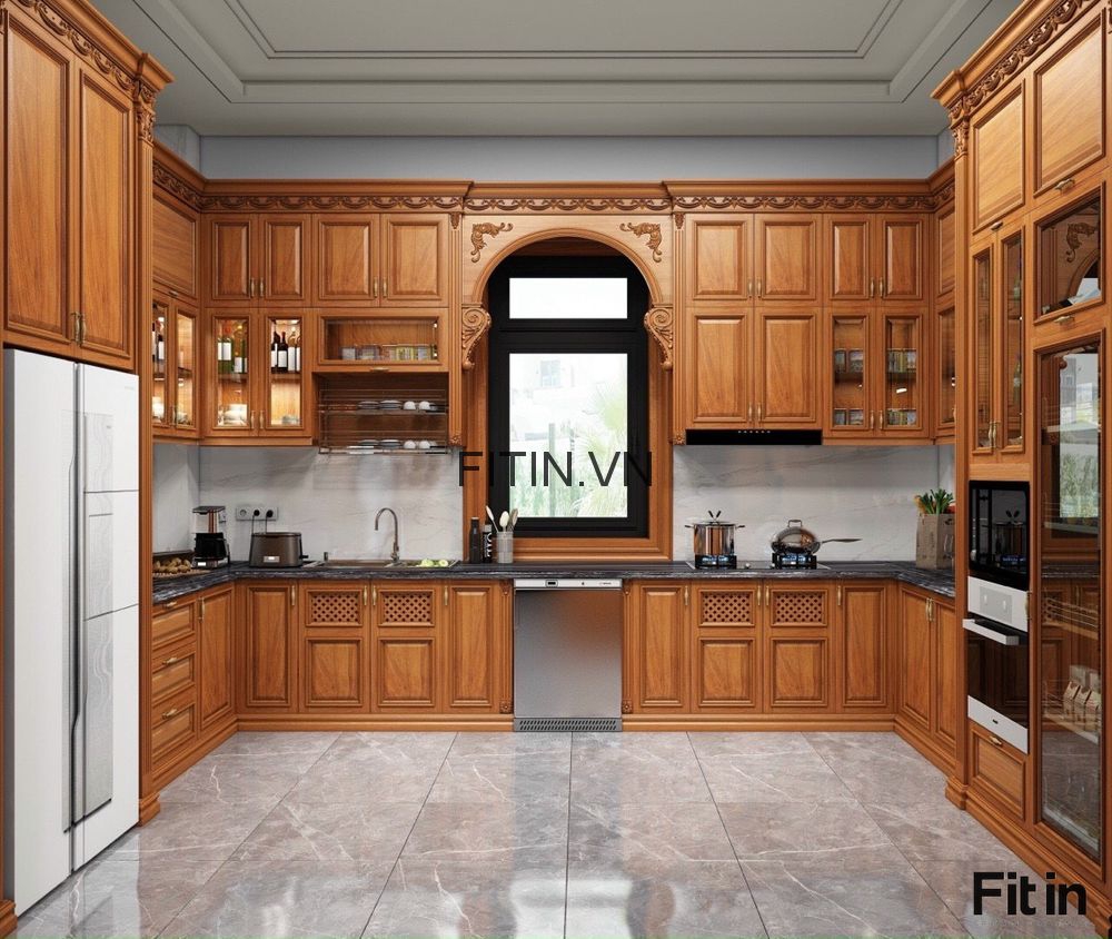 Tủ Bếp Gỗ Tự Nhi&ecirc;n