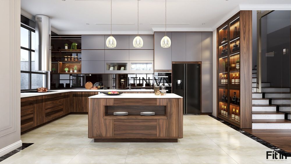Tủ Bếp Gỗ Tự Nhi&ecirc;n