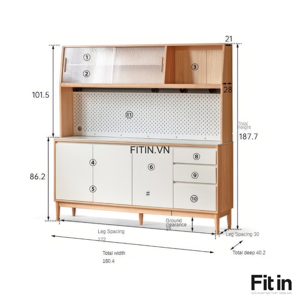 Kệ Tủ Ch&eacute;n