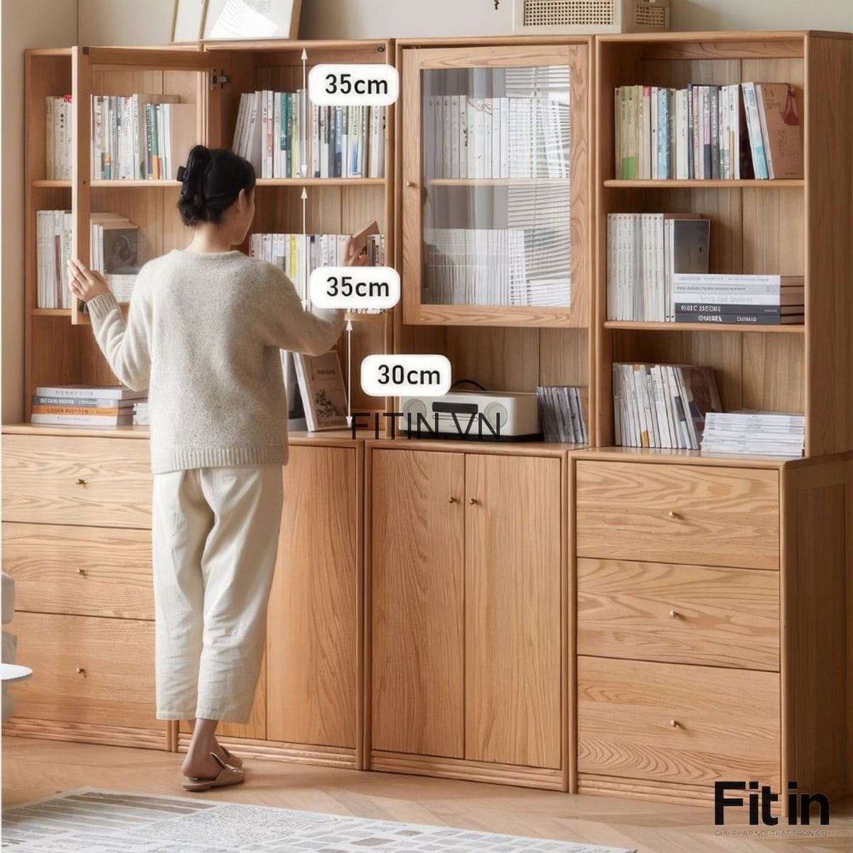 Tủ Hồ Sơ Gỗ Tự Nhi&ecirc;n