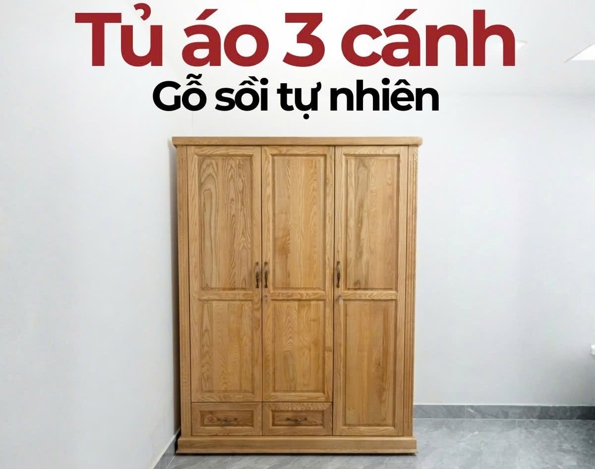 Top 15+ combo ph&ograve;ng ngủ gỗ sồi tự nhi&ecirc;n đẹp, gi&aacute; chỉ từ 18 triệu