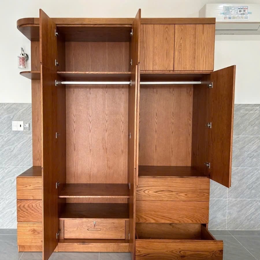 Top 15+ combo ph&ograve;ng ngủ gỗ sồi tự nhi&ecirc;n đẹp, gi&aacute; chỉ từ 18 triệu