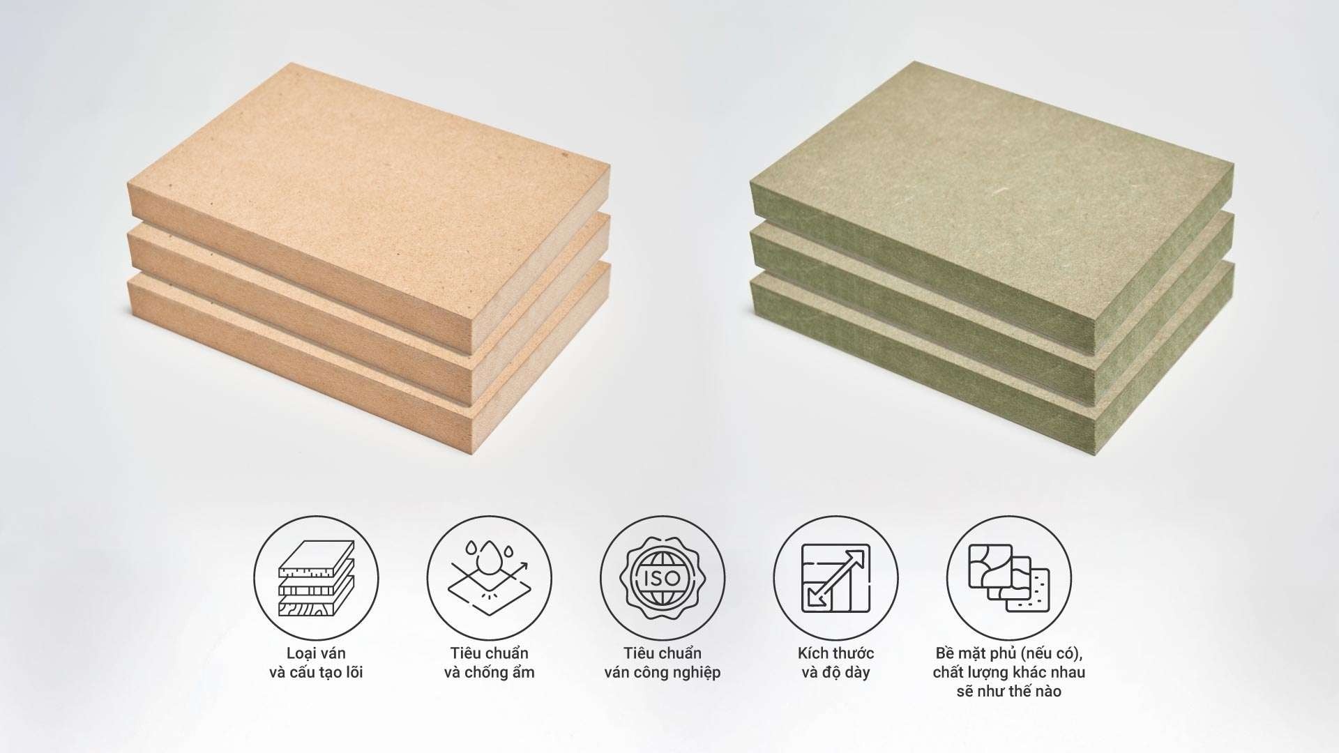 Tủ bếp gỗ MDF l&otilde;i xanh An Cường gi&aacute; bao nhi&ecirc;u? Cập nhật mới nhất 