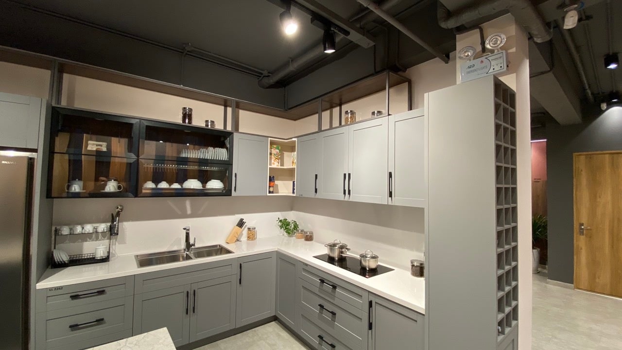  Tủ bếp Laminate An Cường l&agrave; g&igrave;? Ưu nhược điểm v&agrave; b&aacute;o gi&aacute; mới nhất