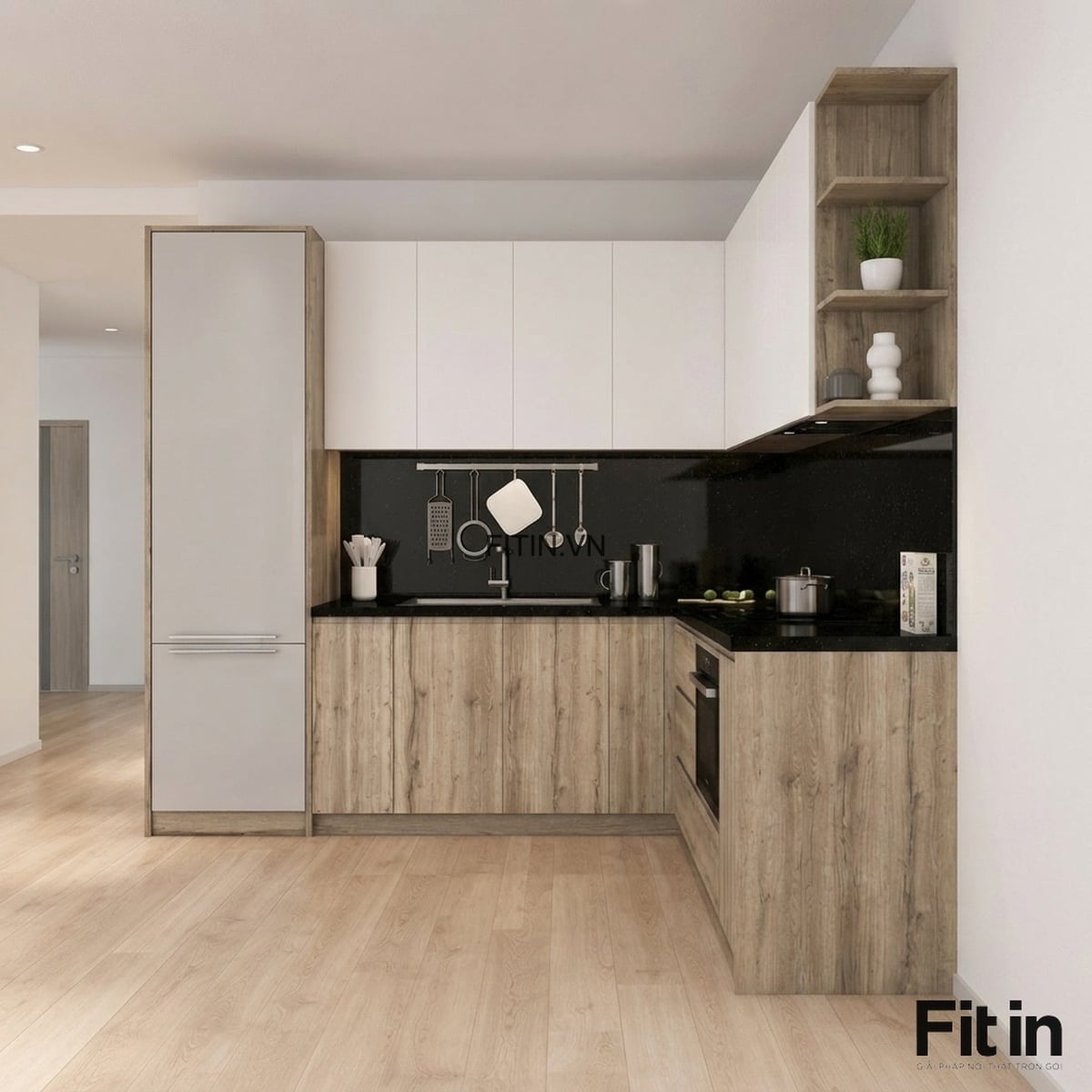  Tủ bếp Laminate An Cường l&agrave; g&igrave;? Ưu nhược điểm v&agrave; b&aacute;o gi&aacute; mới nhất