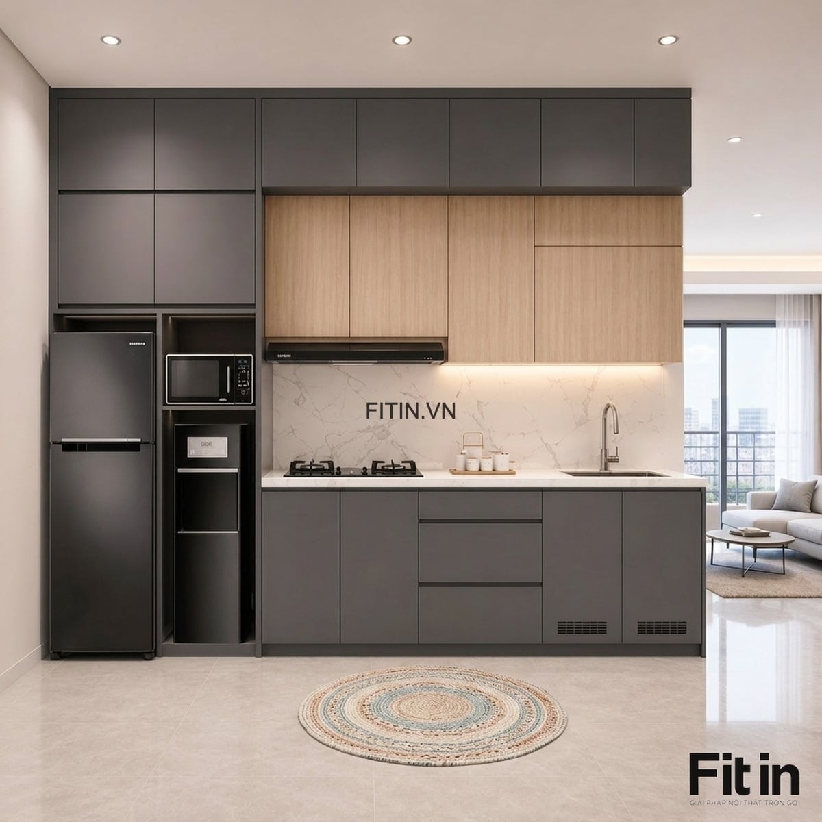  Tủ bếp Laminate An Cường l&agrave; g&igrave;? Ưu nhược điểm v&agrave; b&aacute;o gi&aacute; mới nhất
