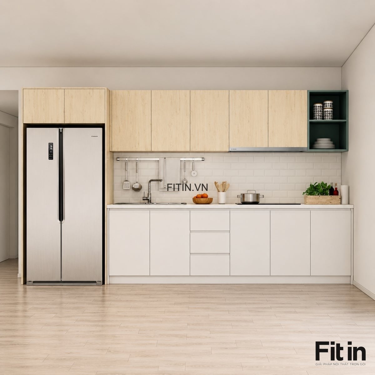  Tủ bếp Laminate An Cường l&agrave; g&igrave;? Ưu nhược điểm v&agrave; b&aacute;o gi&aacute; mới nhất