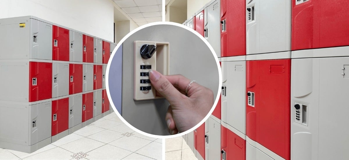 Tủ locker 8 ngăn gỗ MDF l&otilde;i xanh An Cường bền đẹp, kh&oacute;a an to&agrave;n, gi&aacute; tốt tại Fitin