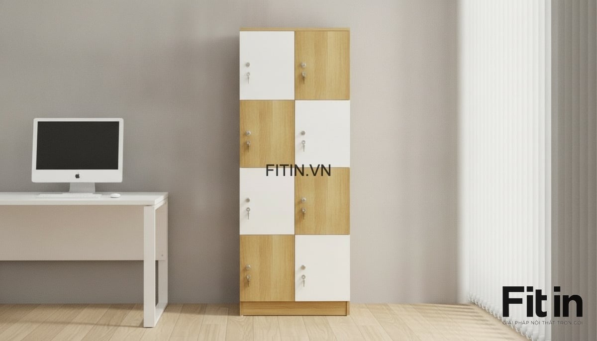 Tủ locker văn ph&ograve;ng đẹp, bền, gi&aacute; rẻ, kinh nghiệm chọn mua 2026