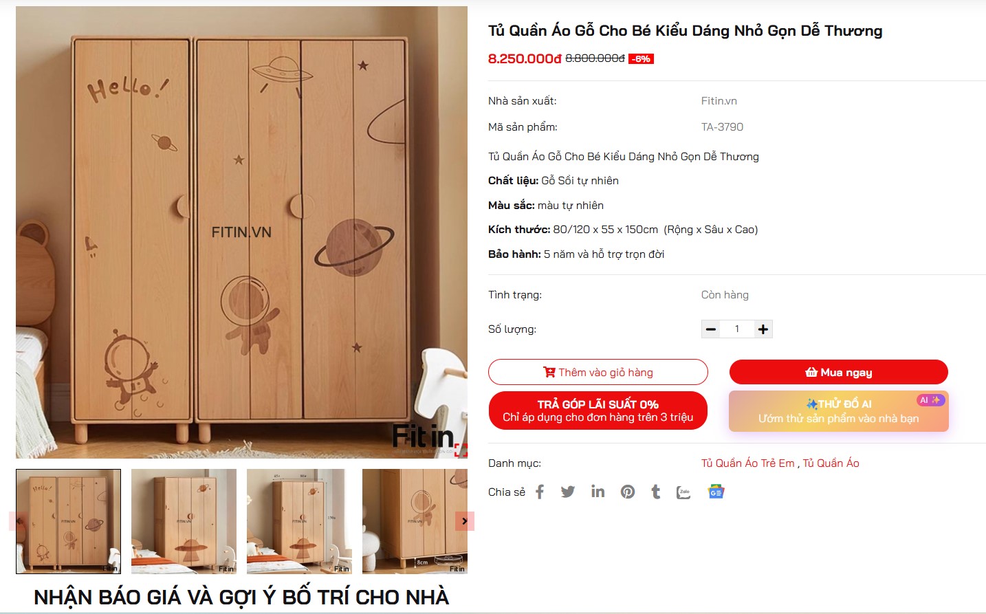 Tủ Quần Áo Gỗ Cho Bé Kiểu Dáng Nhỏ Gọn Dễ Thương Tủ Quần Áo Gỗ Cho Bé Kiểu Dáng Nhỏ Gọn Dễ Thương