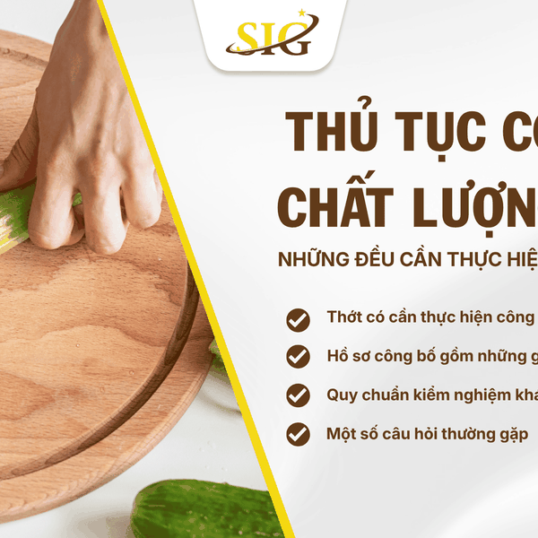 Thủ tục công bố chất lượng thớt (nhựa, gỗ, inox)