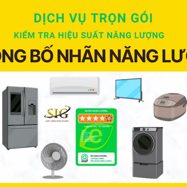 Công bố nhãn dán năng lượng và thử nghiệm hiệu suất năng lượng