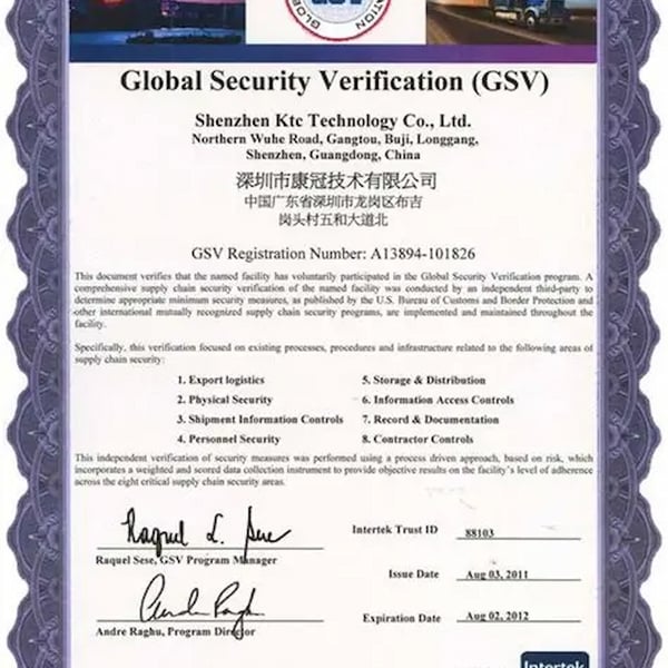 GSV là gì? Chứng nhận Global Security Verification