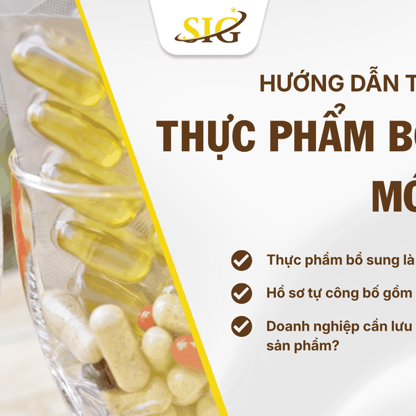 Hướng dẫn tự công bố thực phẩm bổ sung mới nhất