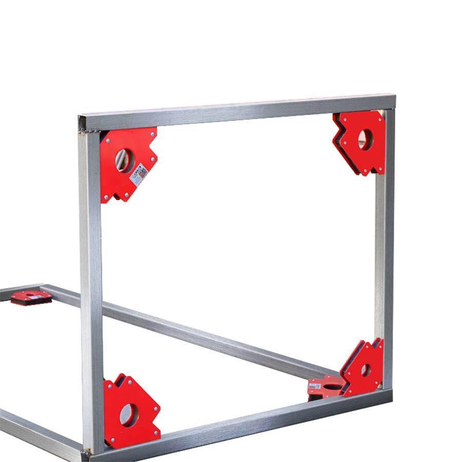 Với lực hút 12kg (≈25LBS) từ nam châm vĩnh cửu, sản phẩm giúp giữ vật chắc chắn, đảm bảo mối hàn thẳng góc và tăng độ chính xác khi gia công cơ khí. Với lực hút 12kg (≈25LBS) từ nam châm vĩnh cửu, sản phẩm giúp giữ vật chắc chắn, đảm bảo mối hàn thẳng góc và tăng độ chính xác khi gia công cơ khí.