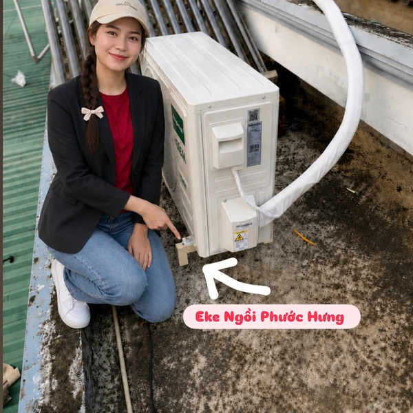 EKE MÁY LẠNH NGỒI 1HP ( kèm bịch vít )