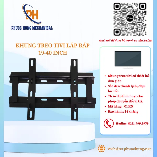 Khung Treo Tivi Lắp Ráp 19–40 Inch