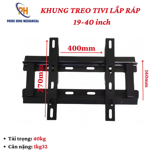 Khung Treo Tivi Lắp Ráp 19–40 Inch
