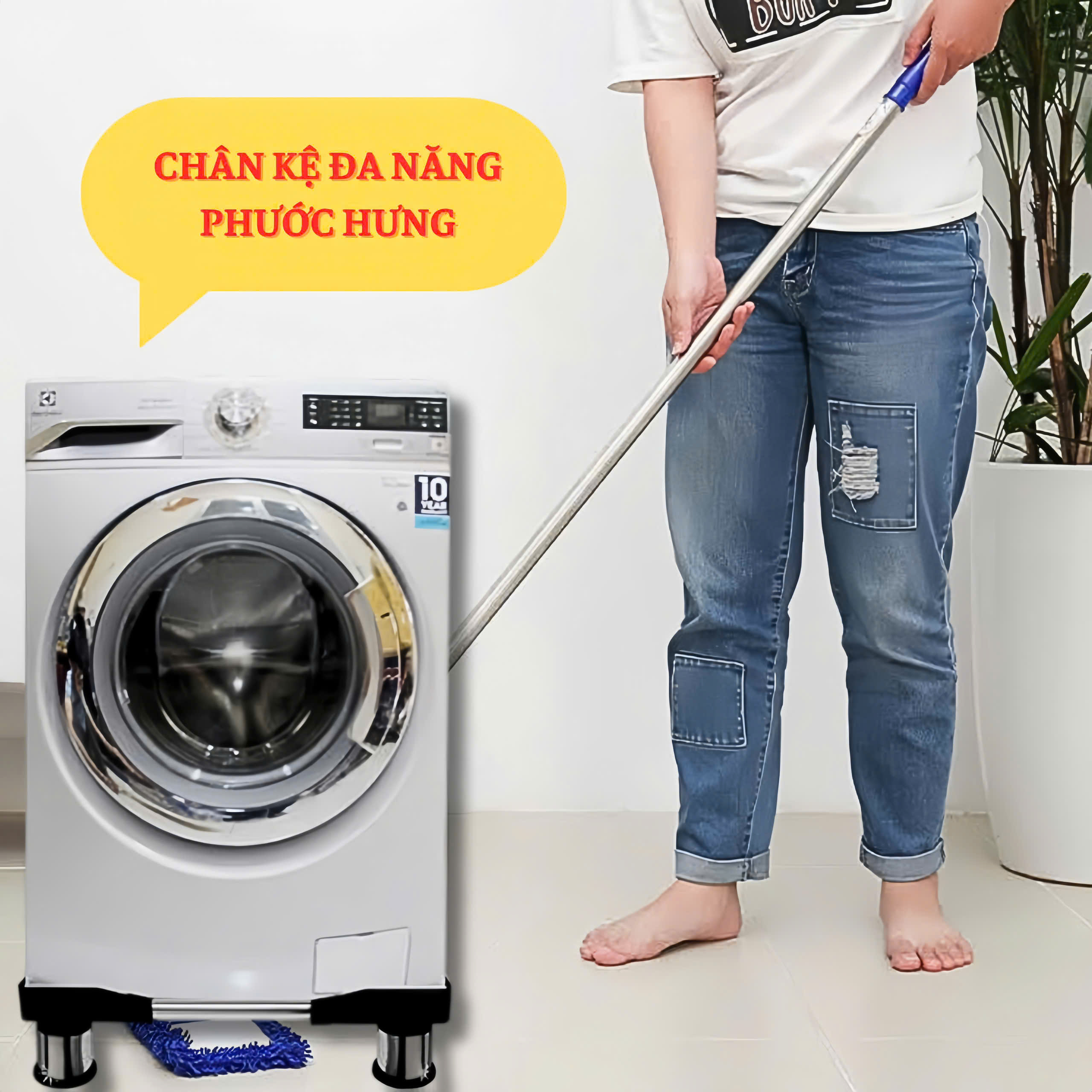 Chân Kê Đa Năng PH-04 – Chân Máy Giặt & Tủ Lạnh Chịu Lực 200KG Chân Kê Đa Năng PH-04 – Chân Máy Giặt & Tủ Lạnh Chịu Lực 200KG