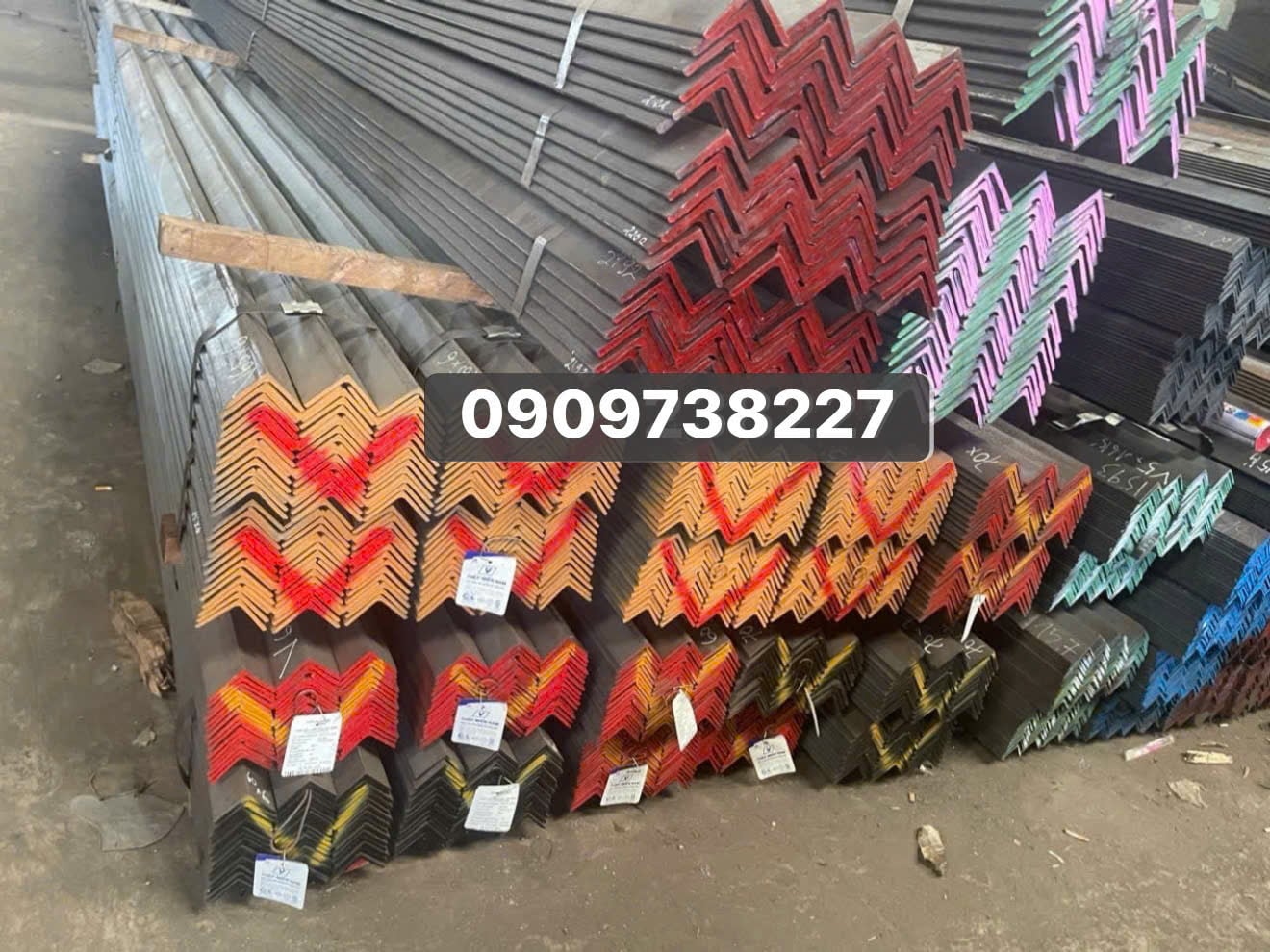 thép V75 75x75mm dùng trong xây dựng nhà xưởng