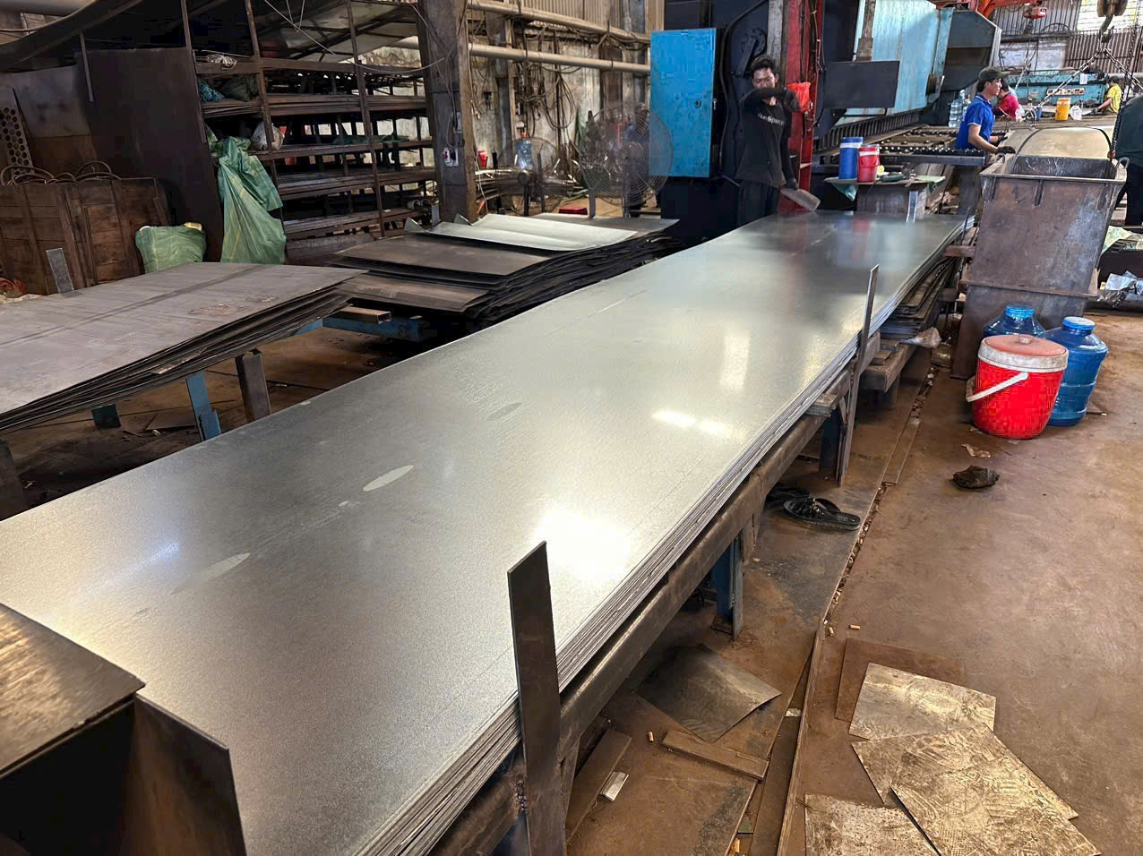 Thép tấm mạ kẽm 4 ly chống gỉ sét ngoài trời