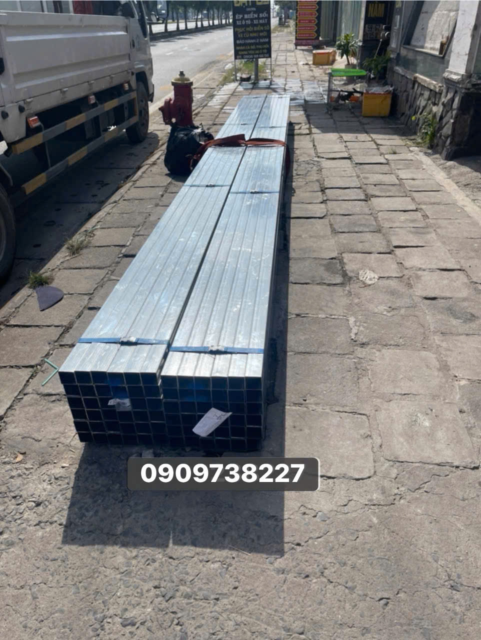Thép hộp vuông 16x16 mạ kẽm