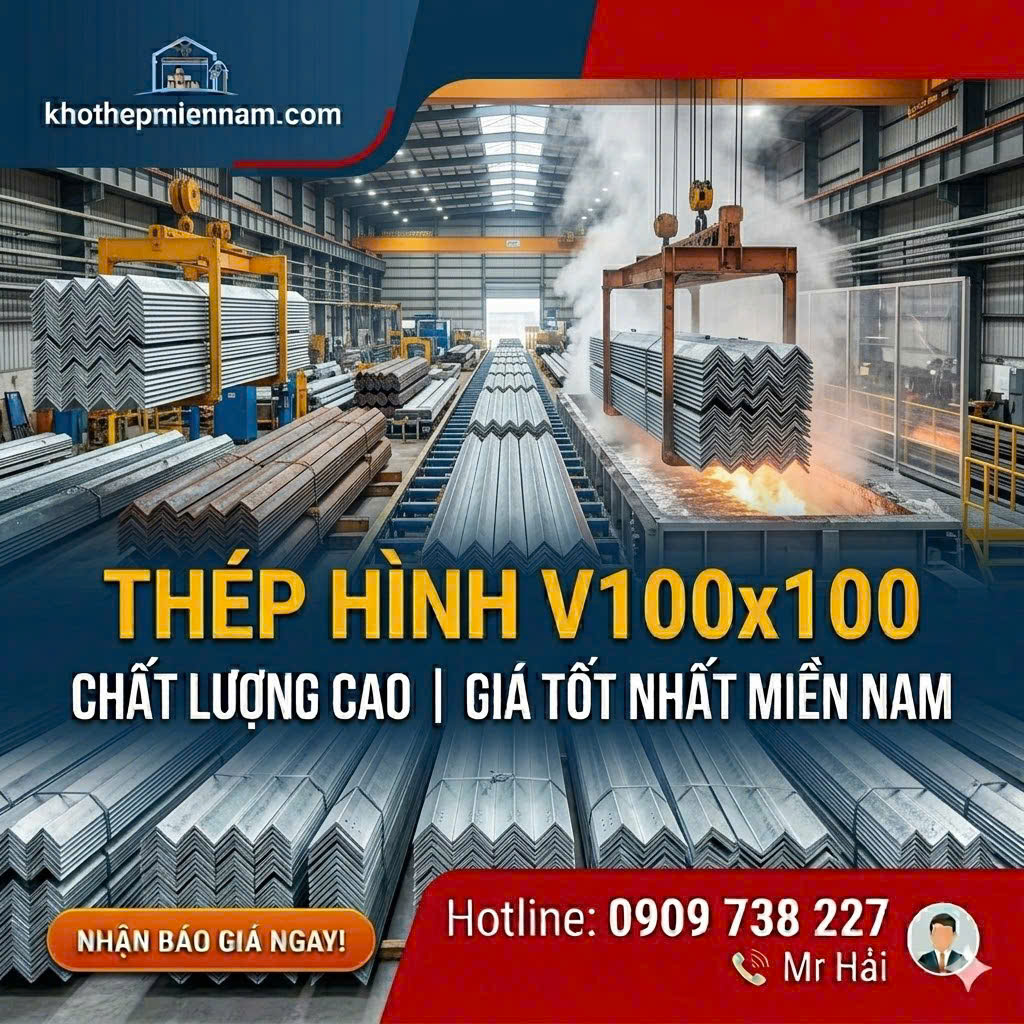 quy cách thép V100