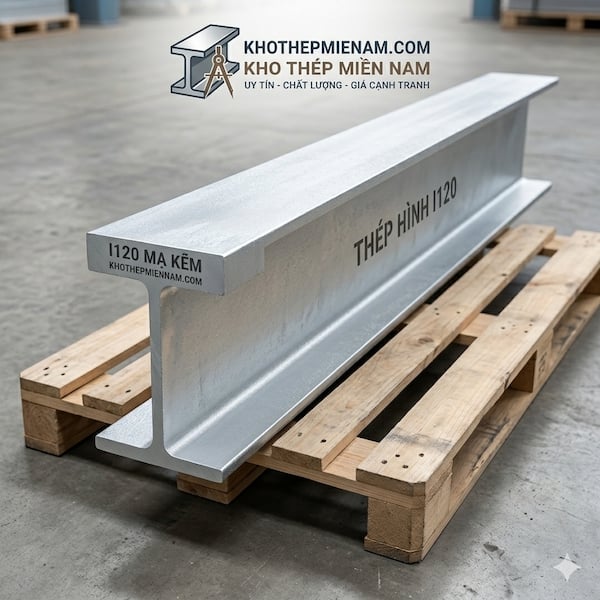 THÉP HÌNH I120 – SẮT I120 MẠ KẼM, NHÚNG NÓNG GIÁ TỐT