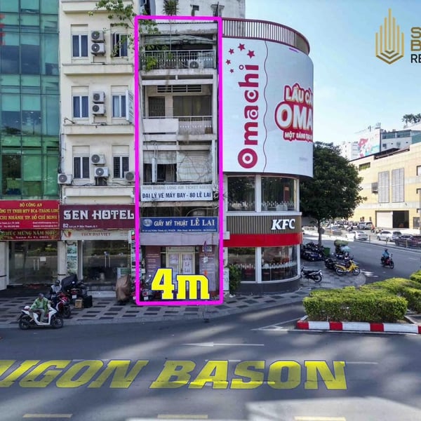 Bán nhà mặt tiền 80 Lê Lai, P. Bến Thành, Quận 1