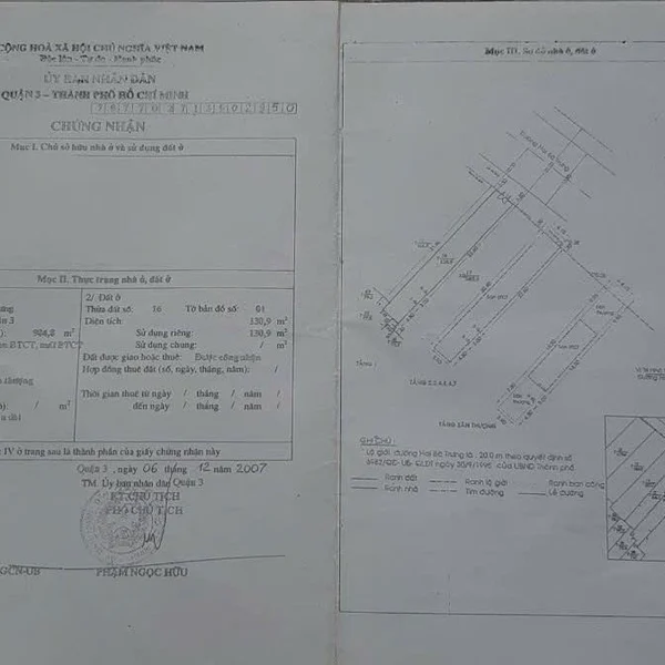 Bán nhà 245 Hai Bà Trưng. P. Xuân Hoà