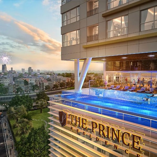 Cho thuê căn hộ The Prince căn 3 PN, đầy đủ nội thất