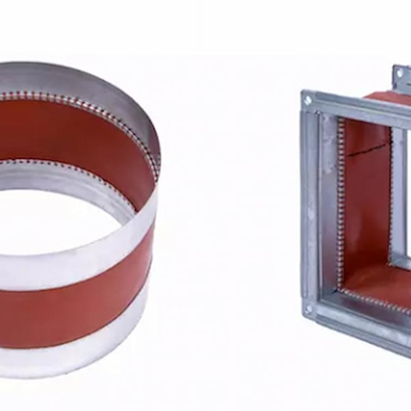 Khớp nối mềm chống cháy - Cổ bạt chống cháy