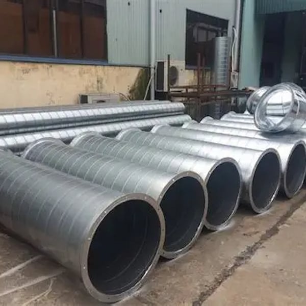 ỐNG GIÓ TRÒN XOẮN MẠ KẼM