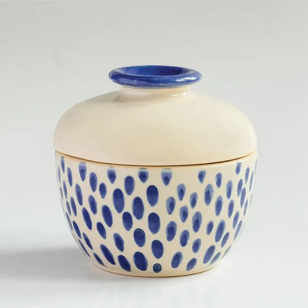 BÌNH GỐM XANH DƯƠNG