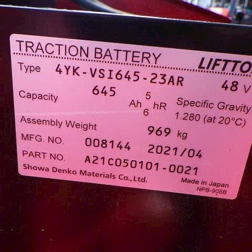 Xe nâng điện FB25PN-80B-450SAF