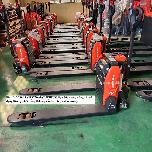 Xe nâng tay điện thấp đi bộ lái Noblelift 