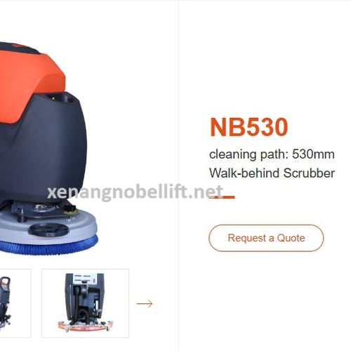 Máy chà sàn đẩy tay Noblelift