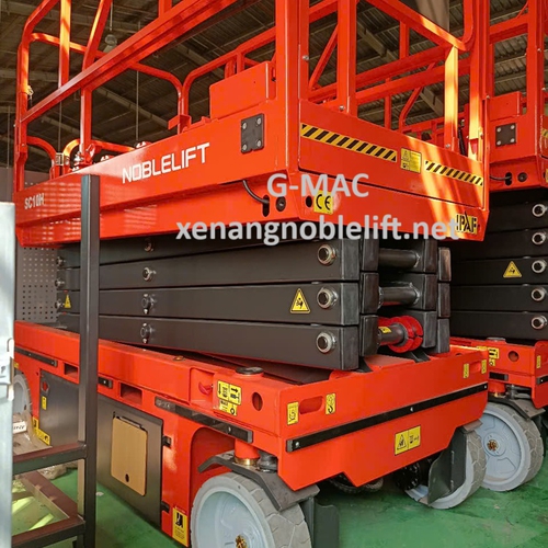 Thang nâng người cắt kéo điện Noblelift