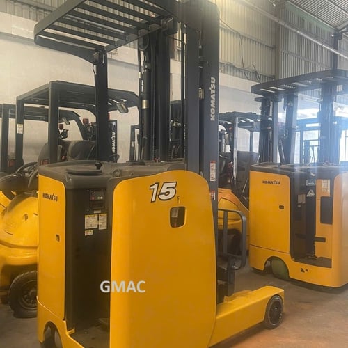 Xe nâng điện đứng lái cũ