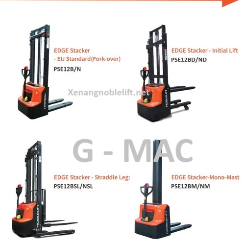 Xe nâng điện Stacker nâng cao 3 mét 