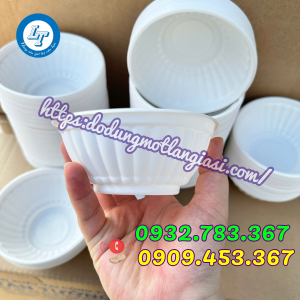 CHÉN NHỰA, BÁT NHỰA DÙNG 1 LẦN GIÁ SỈ chén nhựa đục