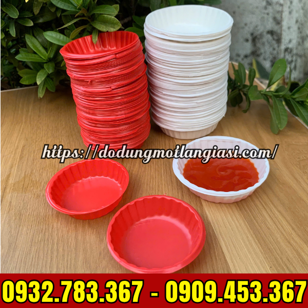 CHÉN TƯƠNG TRẮNG, ĐỎ DÙNG 1 LẦN GIÁ SỈ RẺ CHÉN TƯƠNG TRẮNG, ĐỎ DÙNG 1 LẦN GIÁ SỈ RẺ