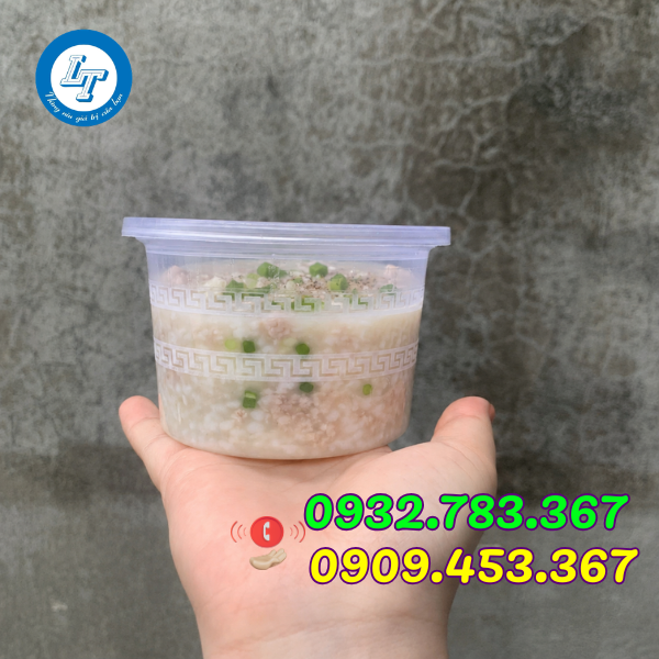 HỘP NHỰA TRÒN CÓ NẮP DÙNG 1 LẦN HỘP NHỰA TRÒN CÓ NẮP DÙNG 1 LẦN ĐỰNG CHÁO
