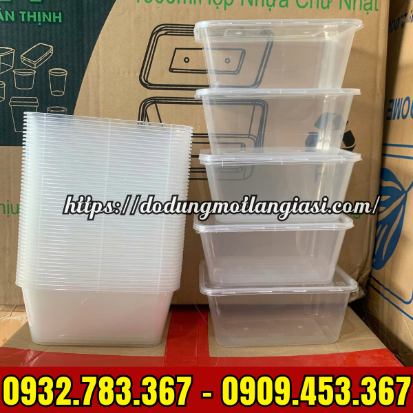 BÁN SỈ HỘP NHỰA PP CHỮ NHẬT DÙNG 1 LẦN THÙNG 300 CÁI BÁN SỈ HỘP NHỰA PP CHỮ NHẬT DÙNG 1 LẦN THÙNG 300 CÁI