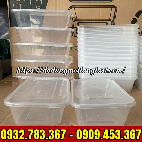BÁN SỈ HỘP NHỰA PP CHỮ NHẬT DÙNG 1 LẦN THÙNG 300 CÁI BÁN SỈ HỘP NHỰA PP CHỮ NHẬT DÙNG 1 LẦN THÙNG 300 CÁI
